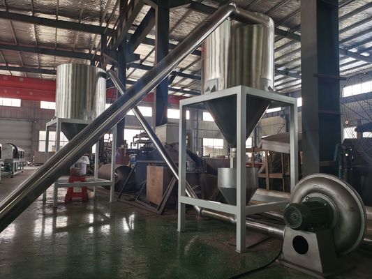 Hot Die 37Kw Twin Screw Extruder Plastic Pelletizing Making Machine With Knife Cutting
